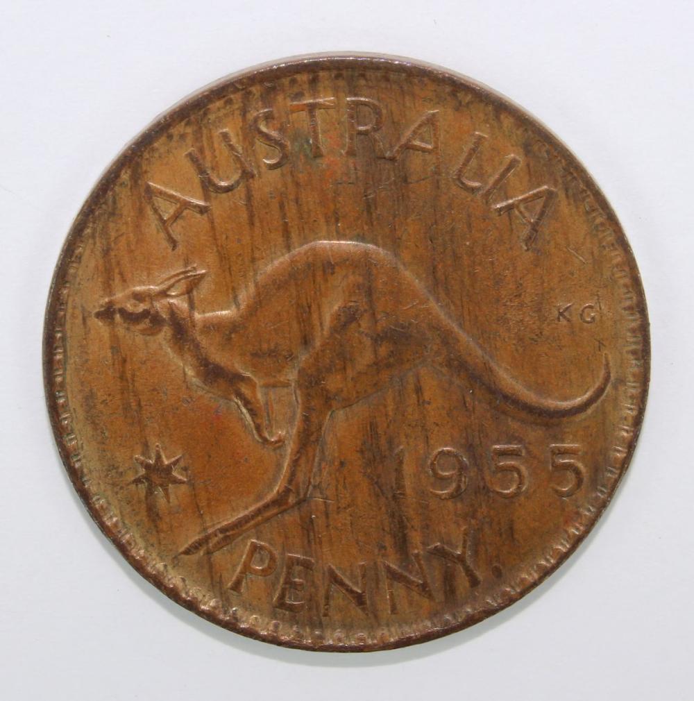 Australia 1955 Y. (P) Penny... image