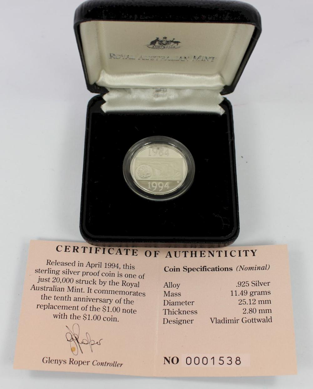 Australia 1984 -1994' Proof... image