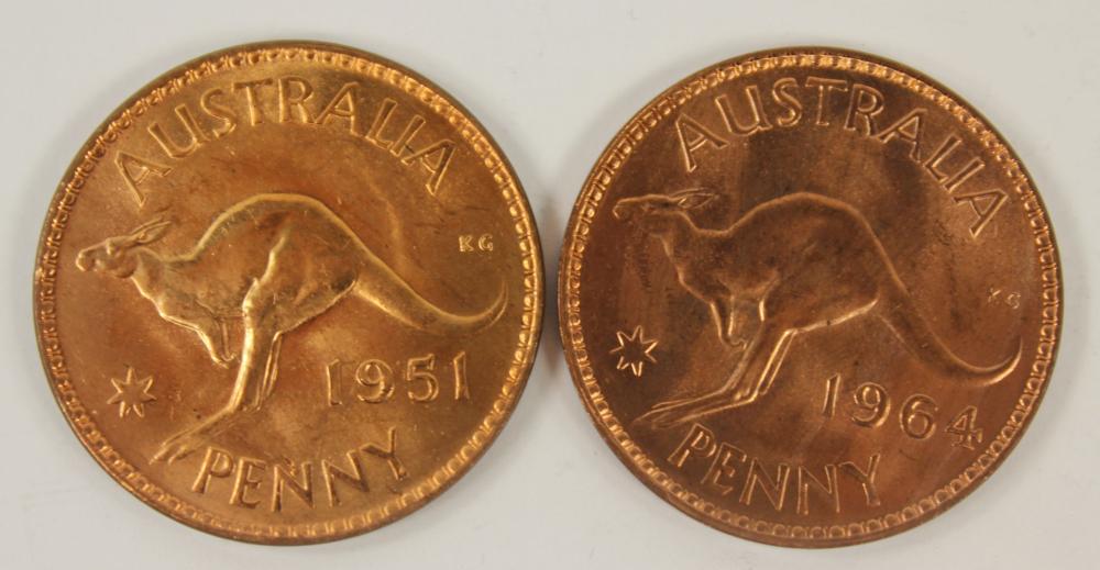 Australia 1951 (M) & 1964 (... image