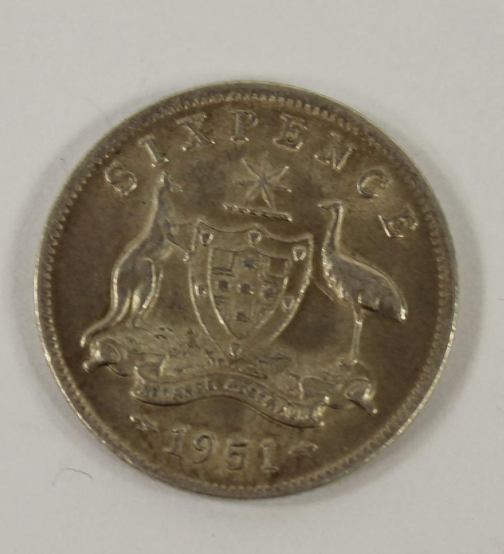 Australia 1951 Sixpence, Un... image