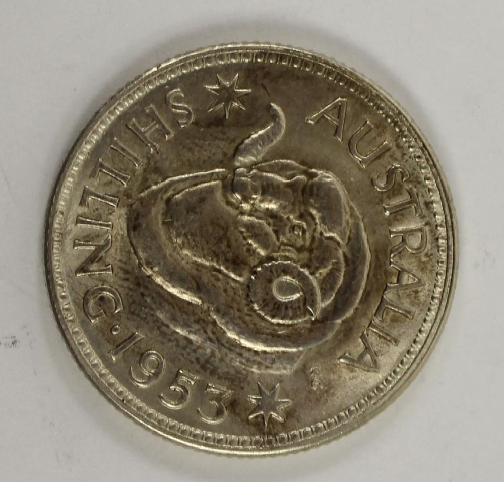 Australia 1953 Shilling, ne... image