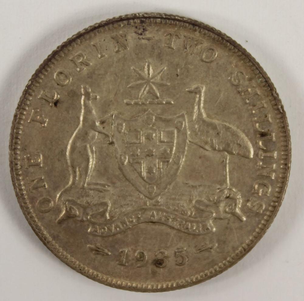 Australia 1935 Florin, good... image