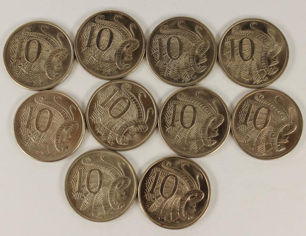 Australia 1969 Ten Cents, U... image