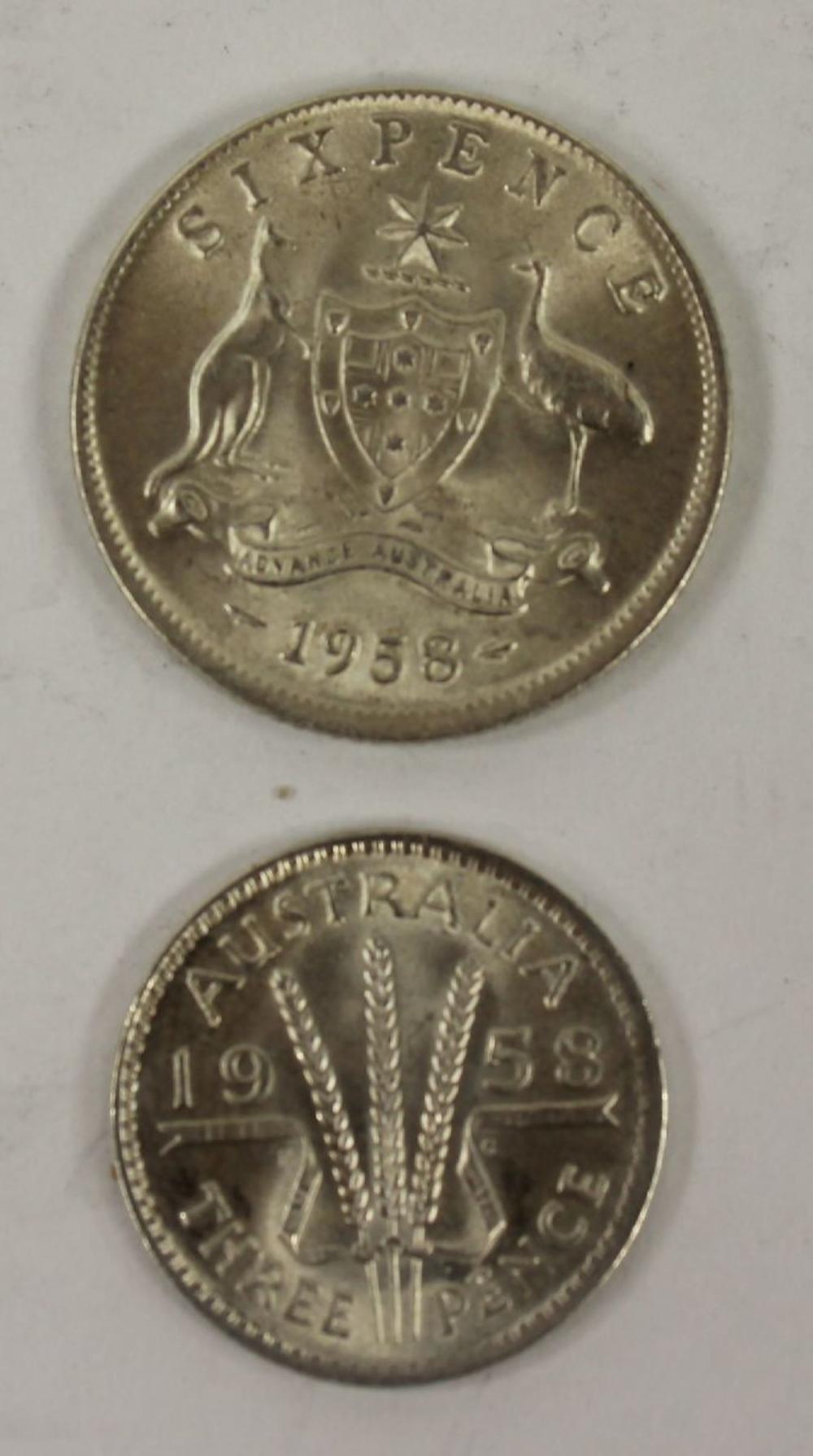 Australia 1958 Threepence &... image