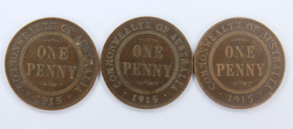 Australia 1915 H Pennies, V... image