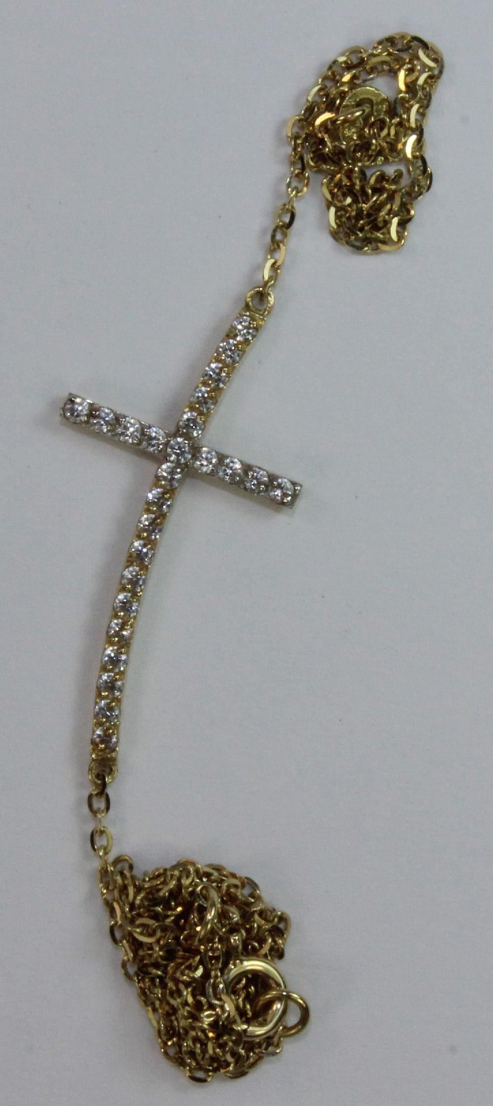 Gold Cross of 25 Small Diam... image