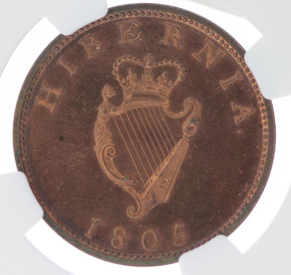 Ireland 1805 Proof Halfpenn... image