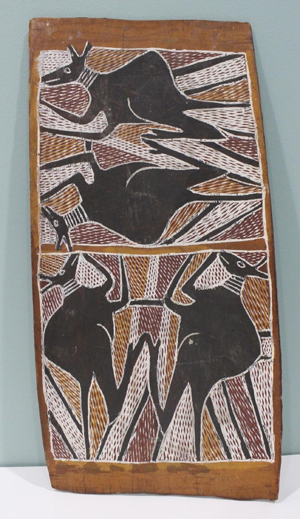 Aboriginal Bark Painting. U... image