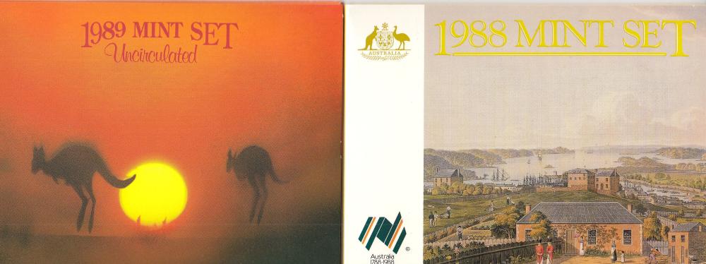 Australia. 1988 & 1989 Mint... image