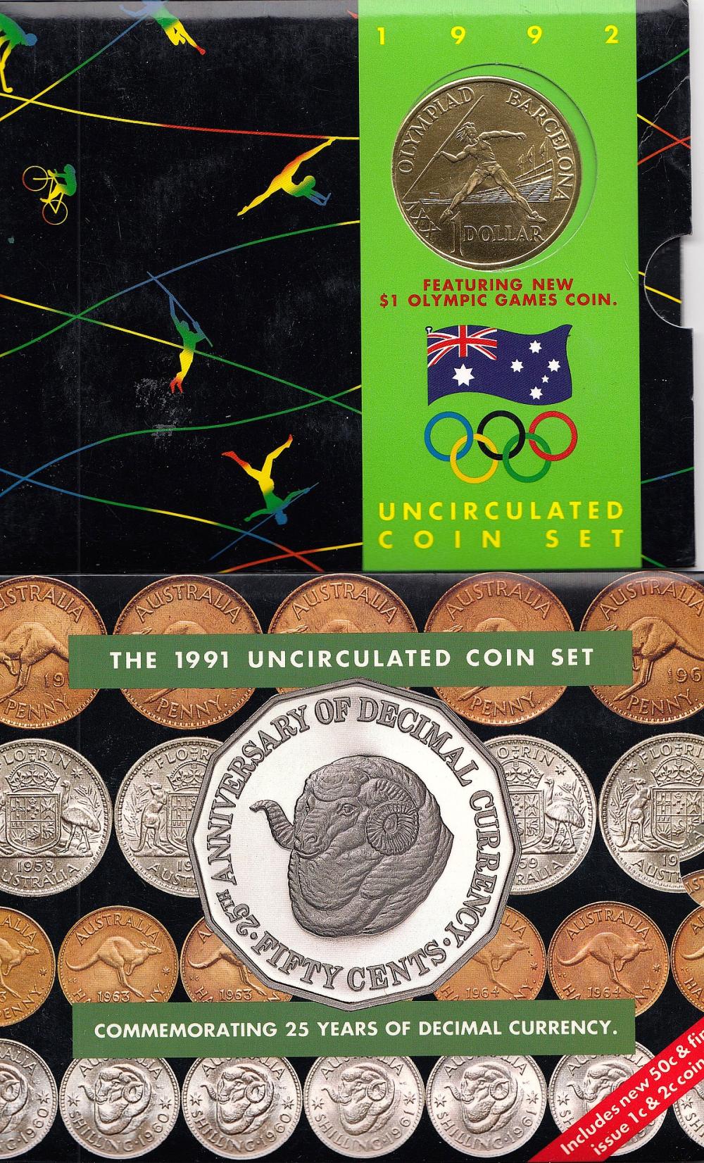 Australia. 1991 & 1992 Mint... image