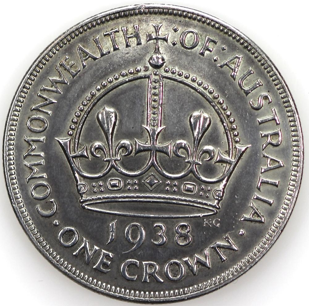 Australia. 1938 Crown, good... image