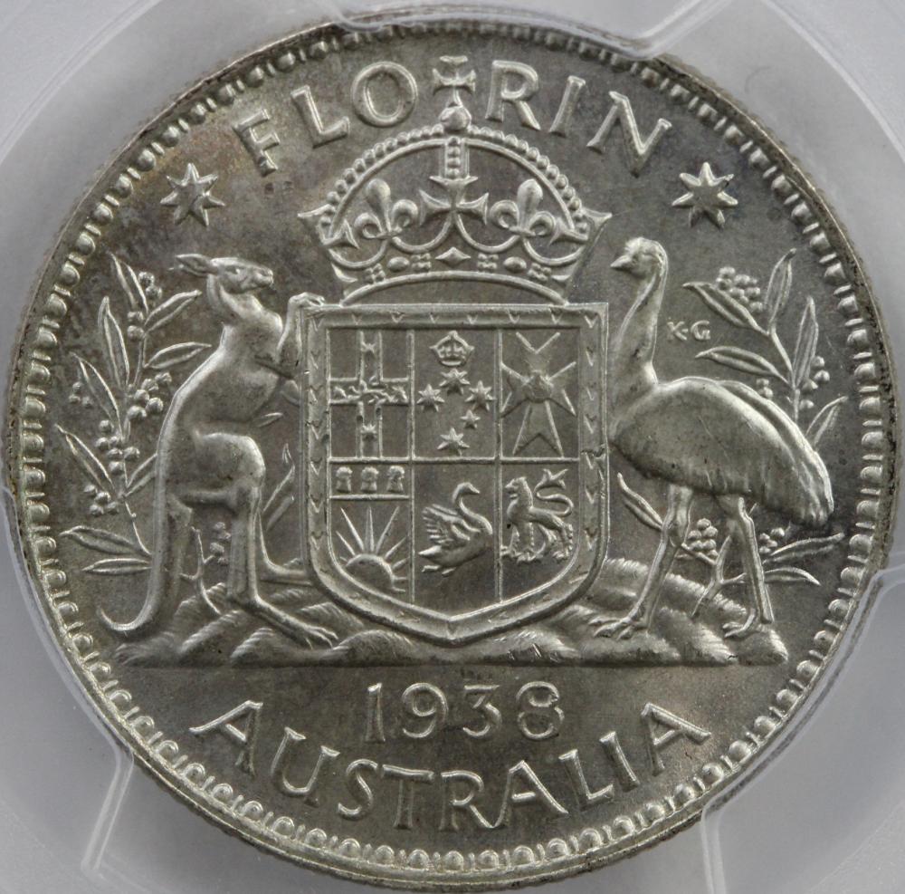 Australia. 1938 Florin, PCG... image