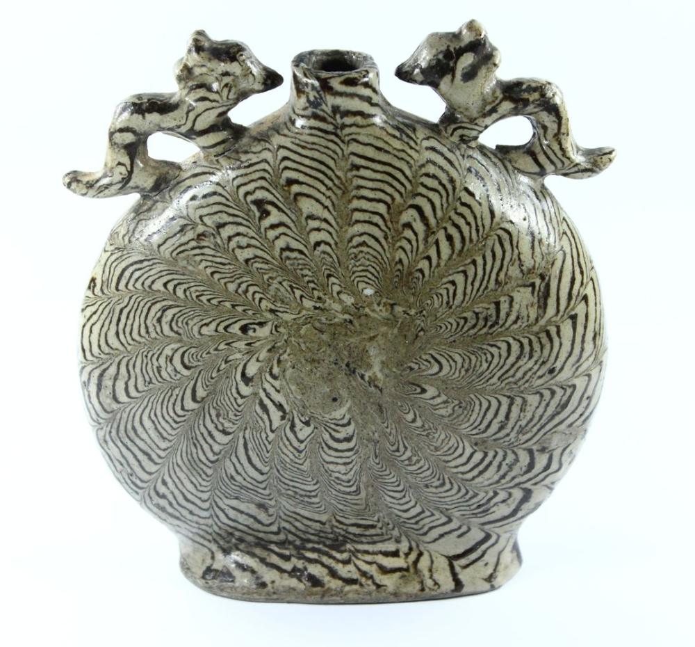 China Stone-ware Moon Flask... image