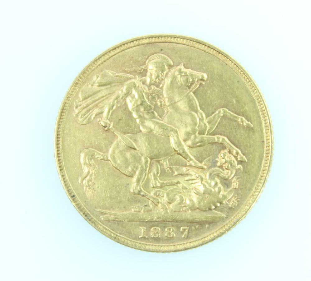 Australia 1887 M Gold (916)... image