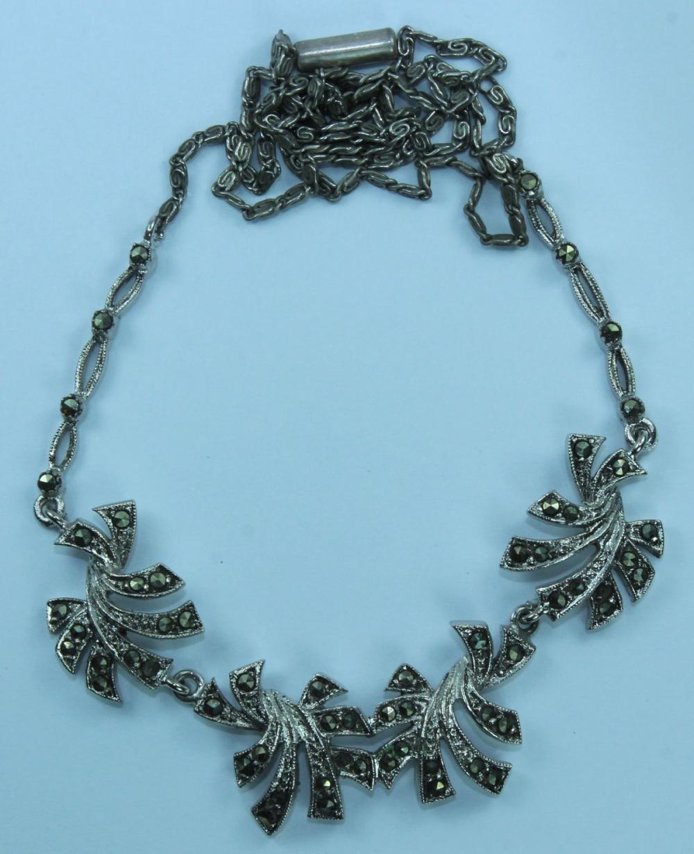 Vintage Marcasite Necklace ... image