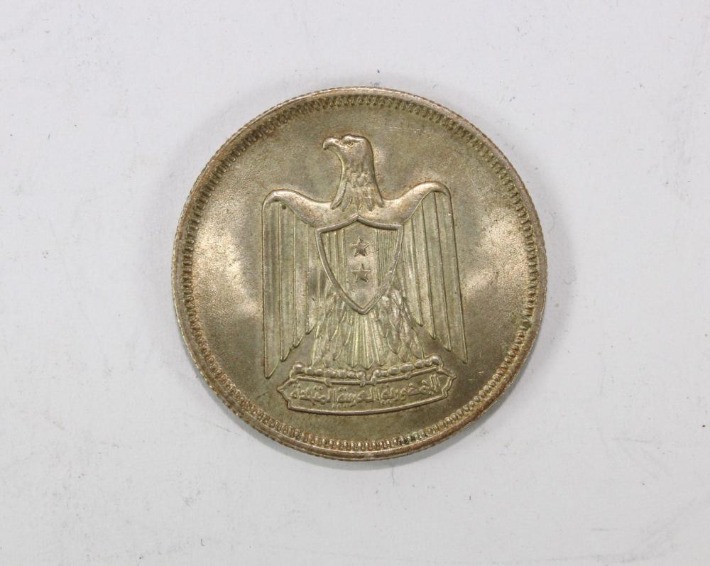 Egypt 1960 Silver (720) 10 ... image