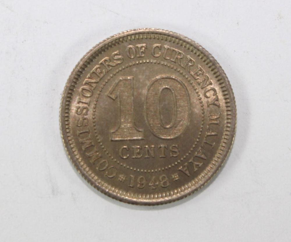 Malaya 1948 Cu-Ni 10 Cents,... image