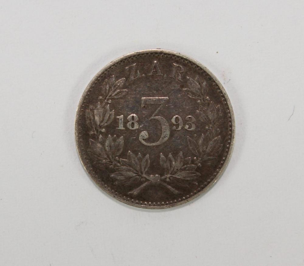 ZAR (South Africa) 1893 Sil... image