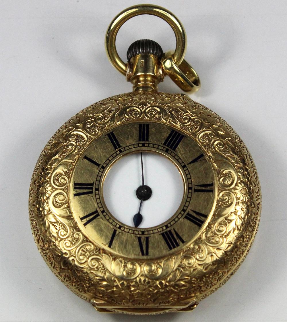 Small Gold Pocket Watch in ... image