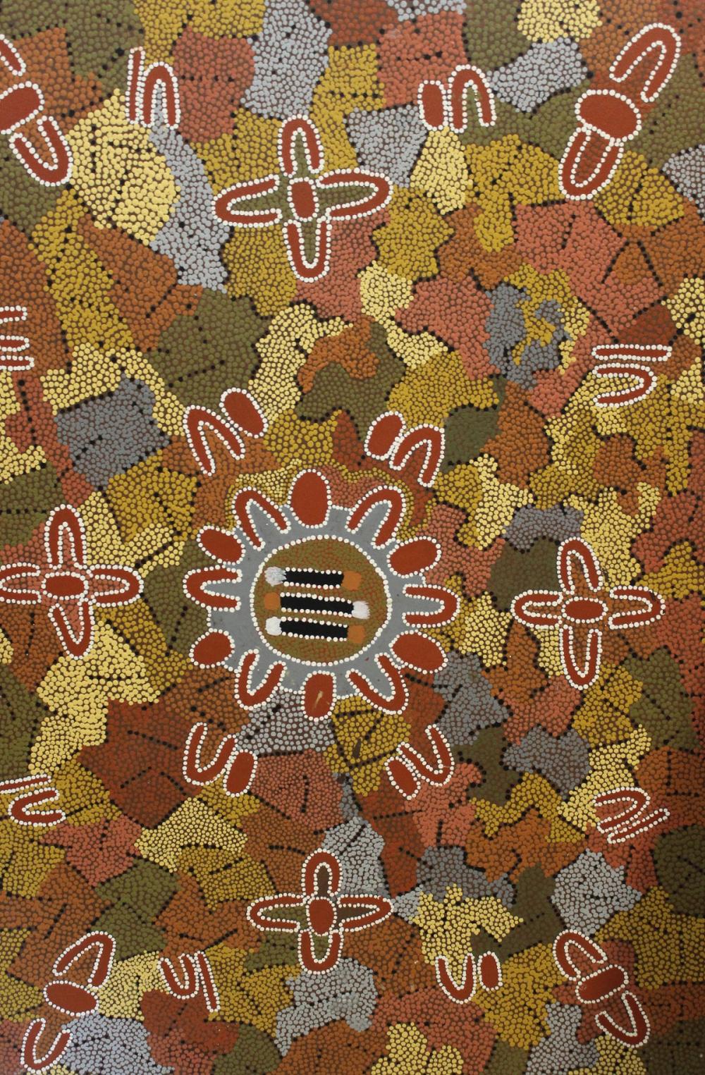 Aboriginal Dot Painting on ... image