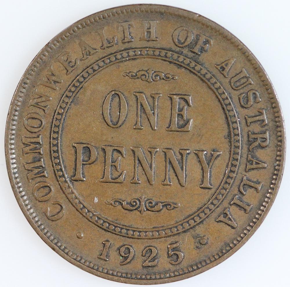 Australia. 1925 Penny, good... image