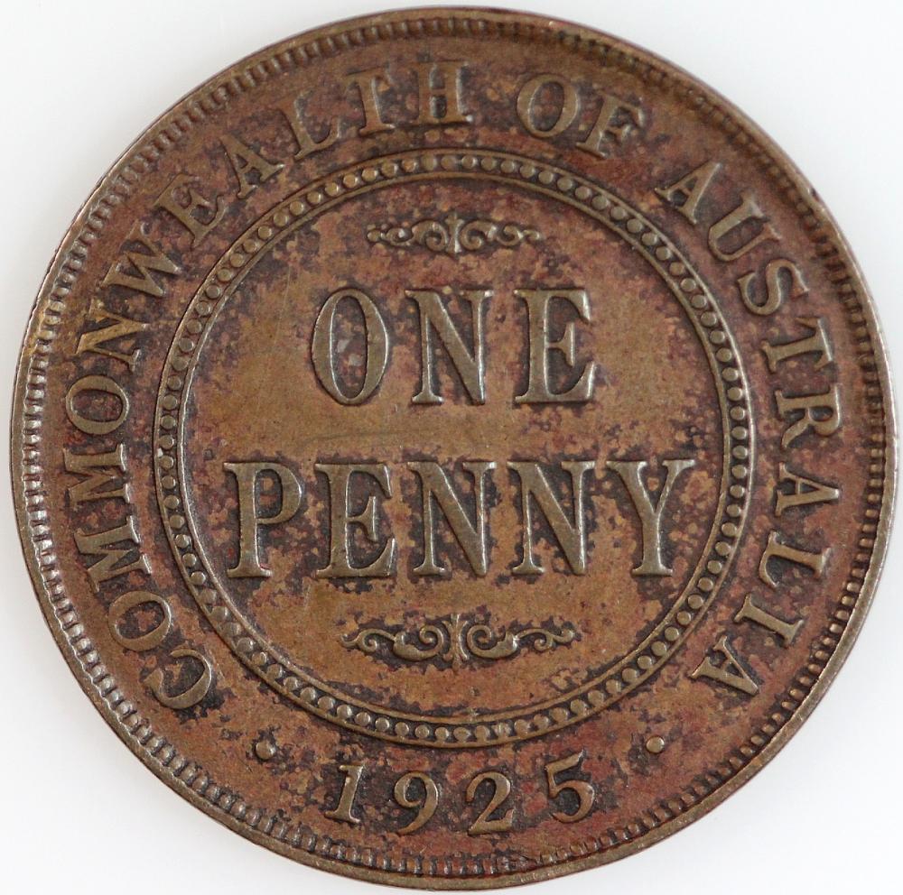 Australia. 1925 Penny, Very... image