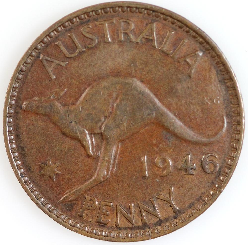 Australia. 1946 Penny, good... image