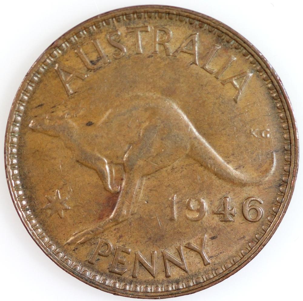 Australia. 1946 Penny, abou... image