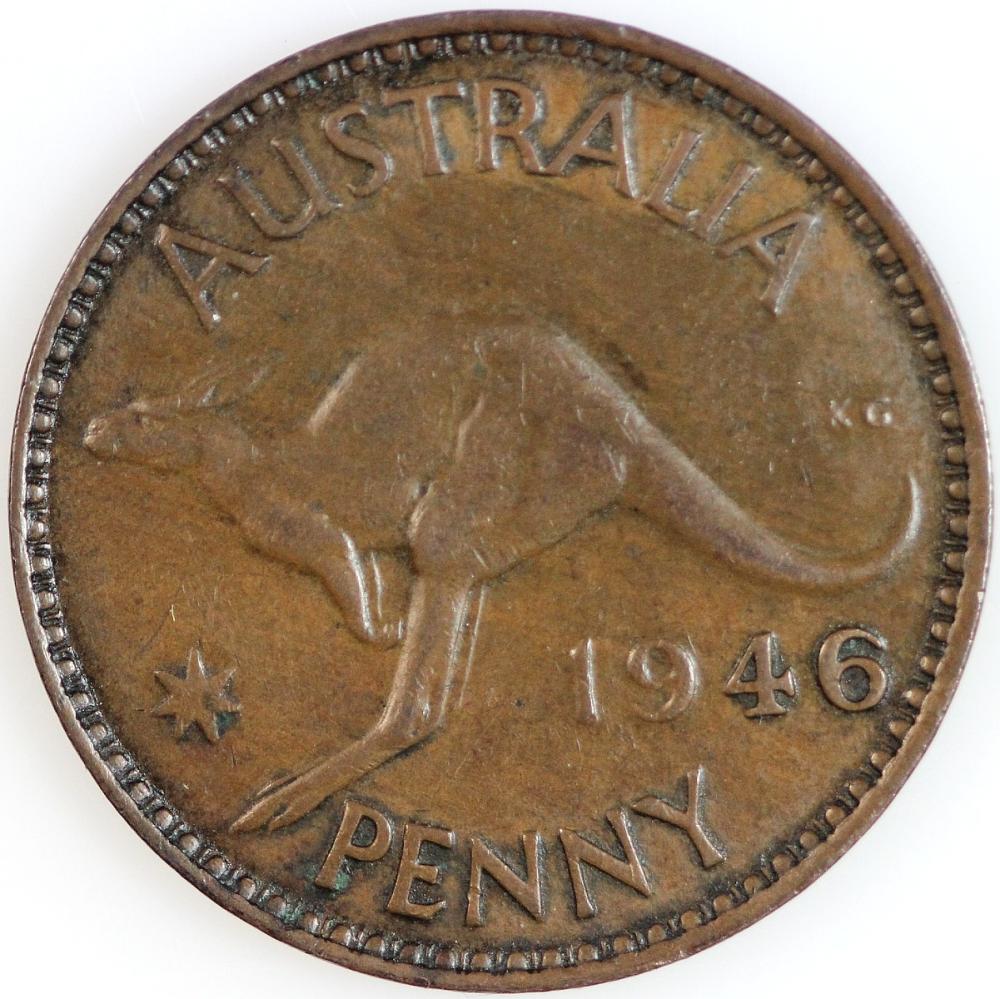 Australia. 1946 Penny, good... image