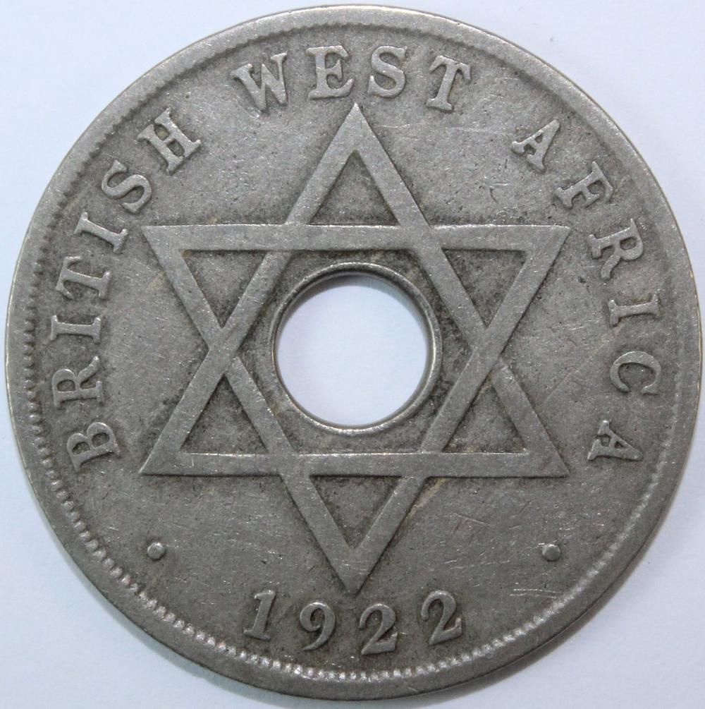 British West Africa. 1922 K... image