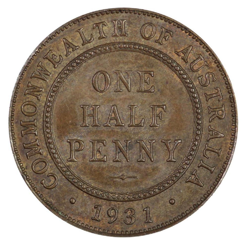 Australia. 1931 Halfpenny, ... image