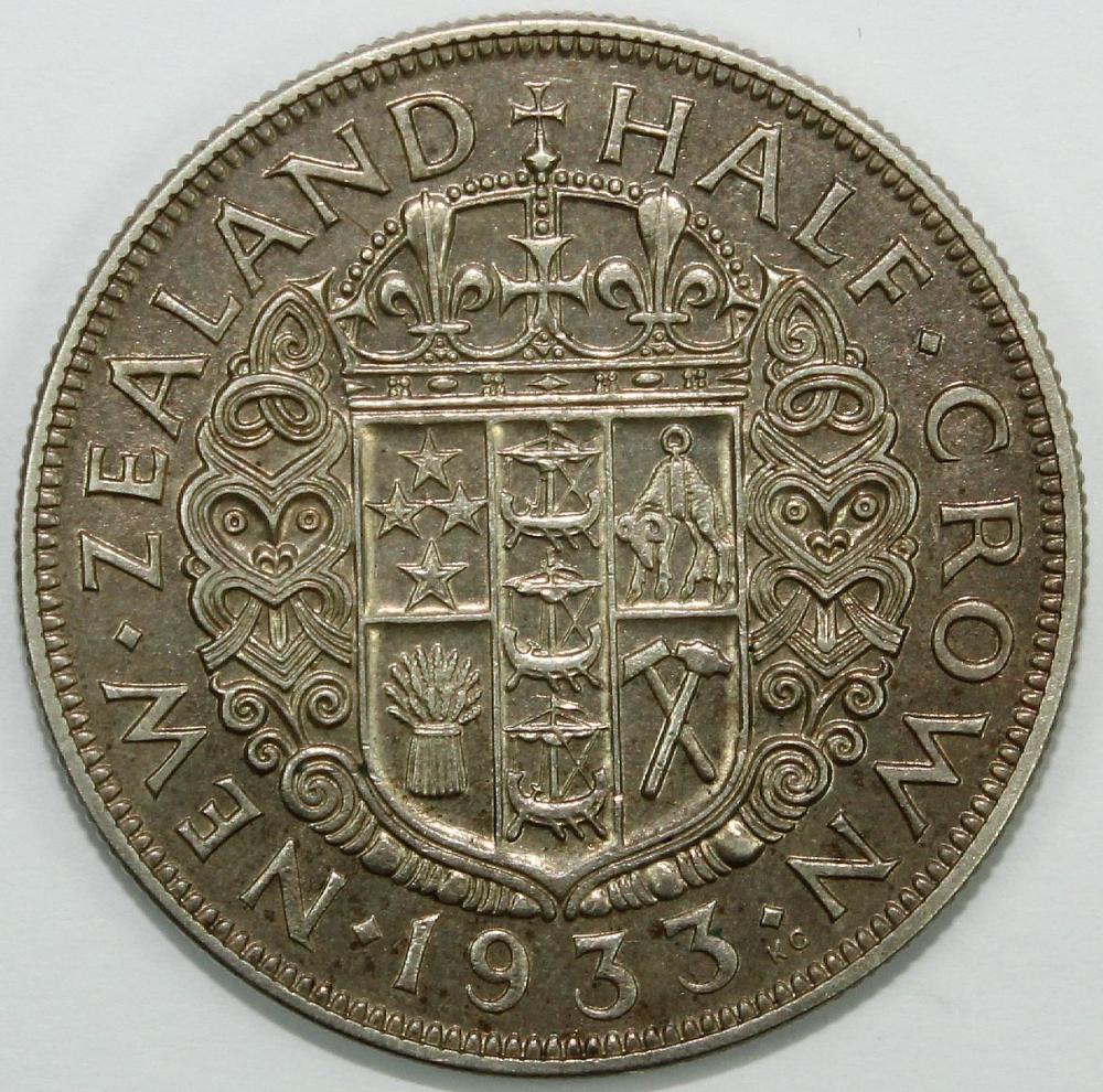 New Zealand 1933 Halfcrown,... image