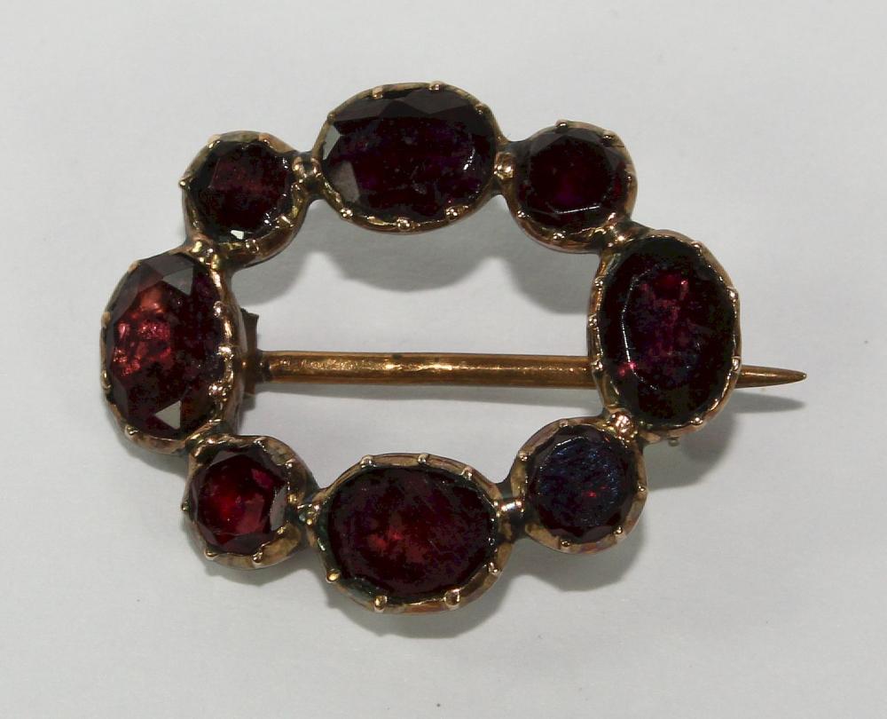 Antique Gold-plated Garnet ... image