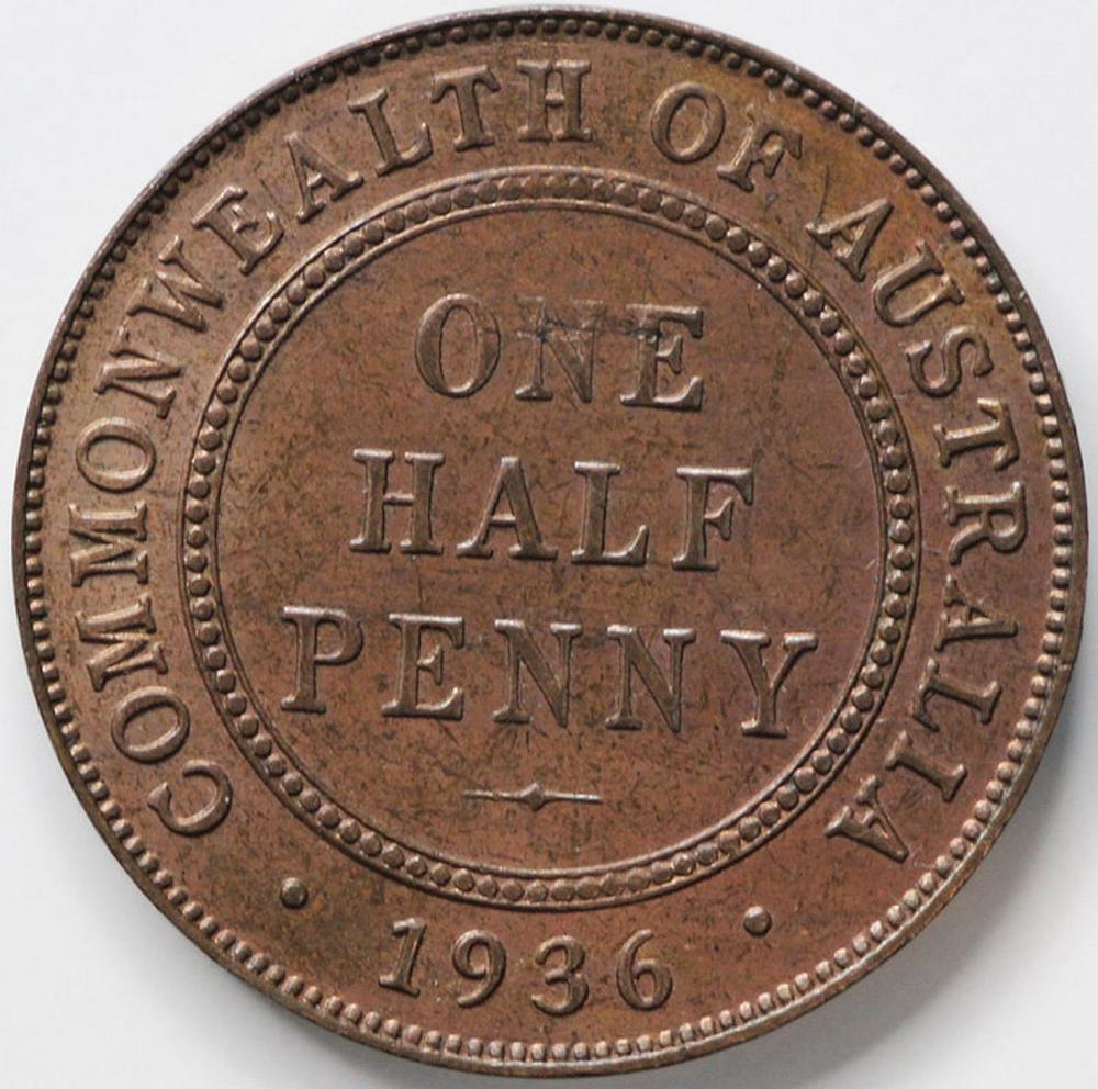 Australia 1936 Halfpenny & ... image