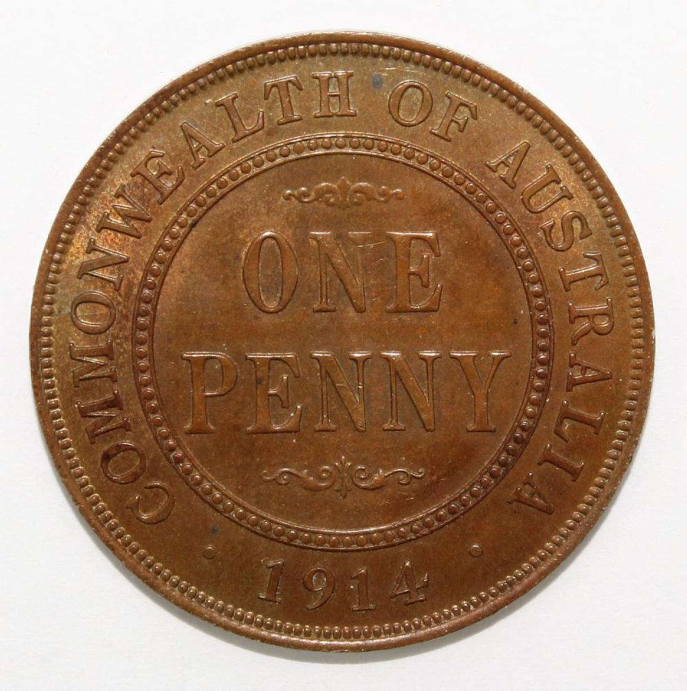 Australia 1914 Penny, Choic... image