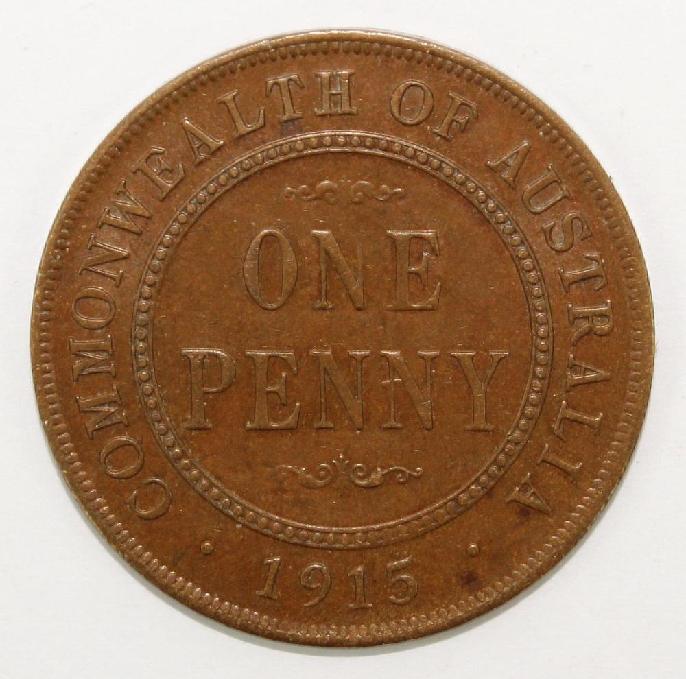 Australia 1915 Penny, about... image