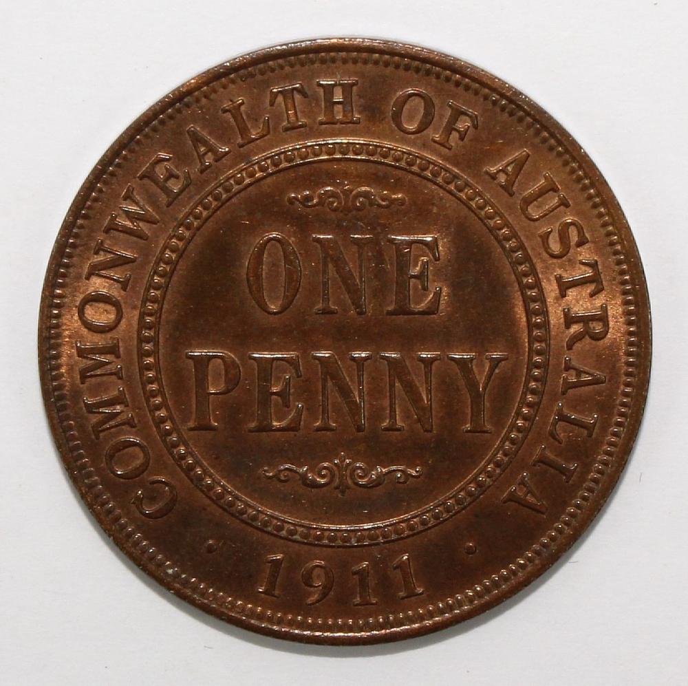 Australia 1911 Penny, Choic... image