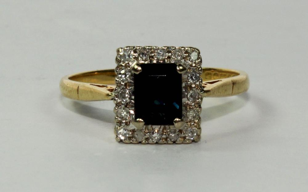 Emerald-cut Australian Blue... image