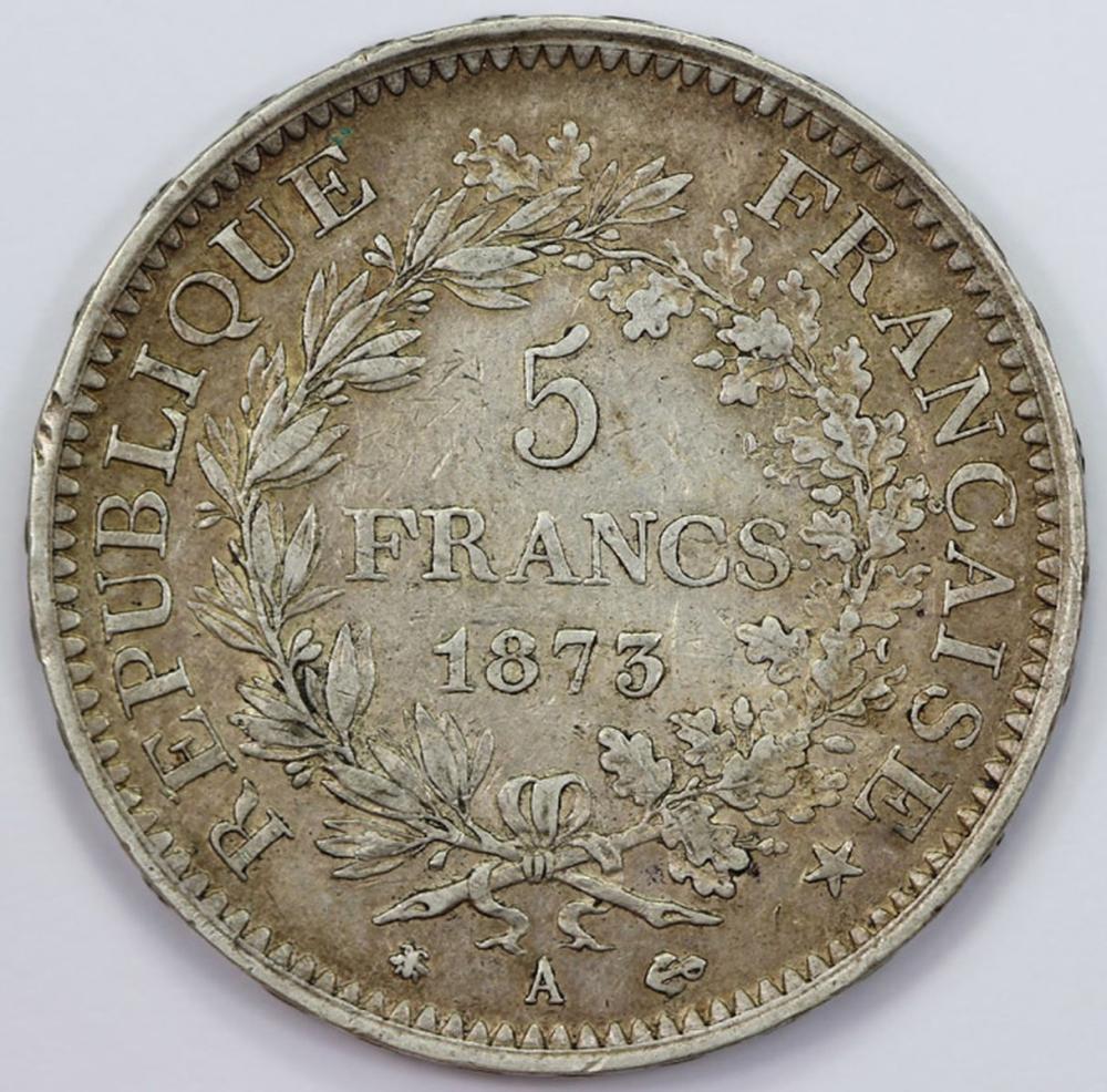 France 1873 A Silver (900) ... image