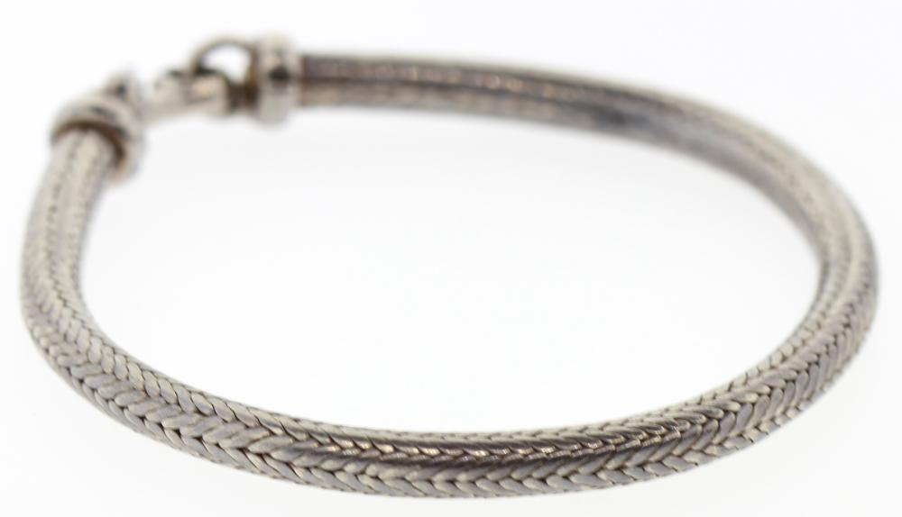 Weave Bangle in Sterling (0... image