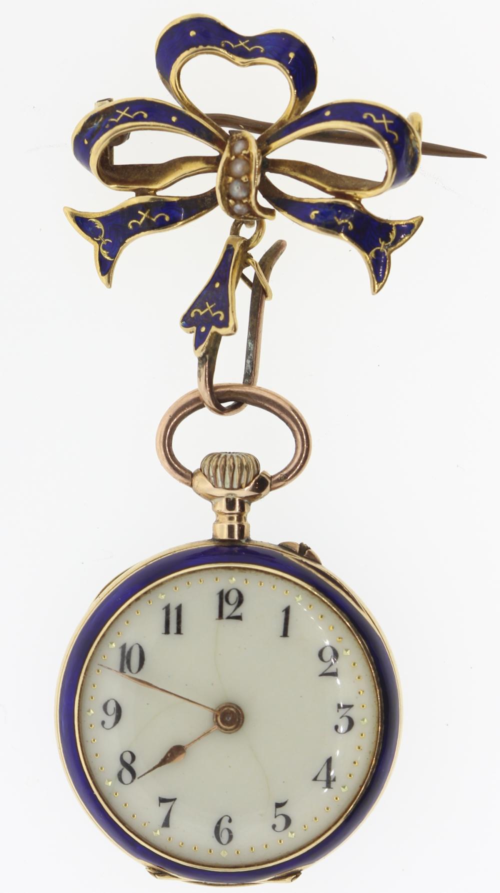 Small-sized Enamelled Watch... image