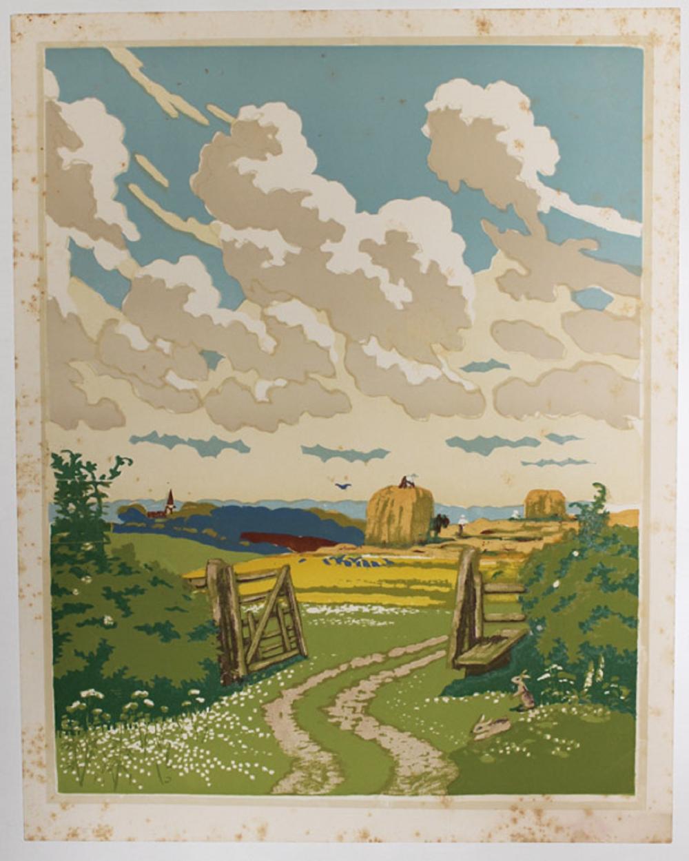 Original Block Print of 'Ha... image