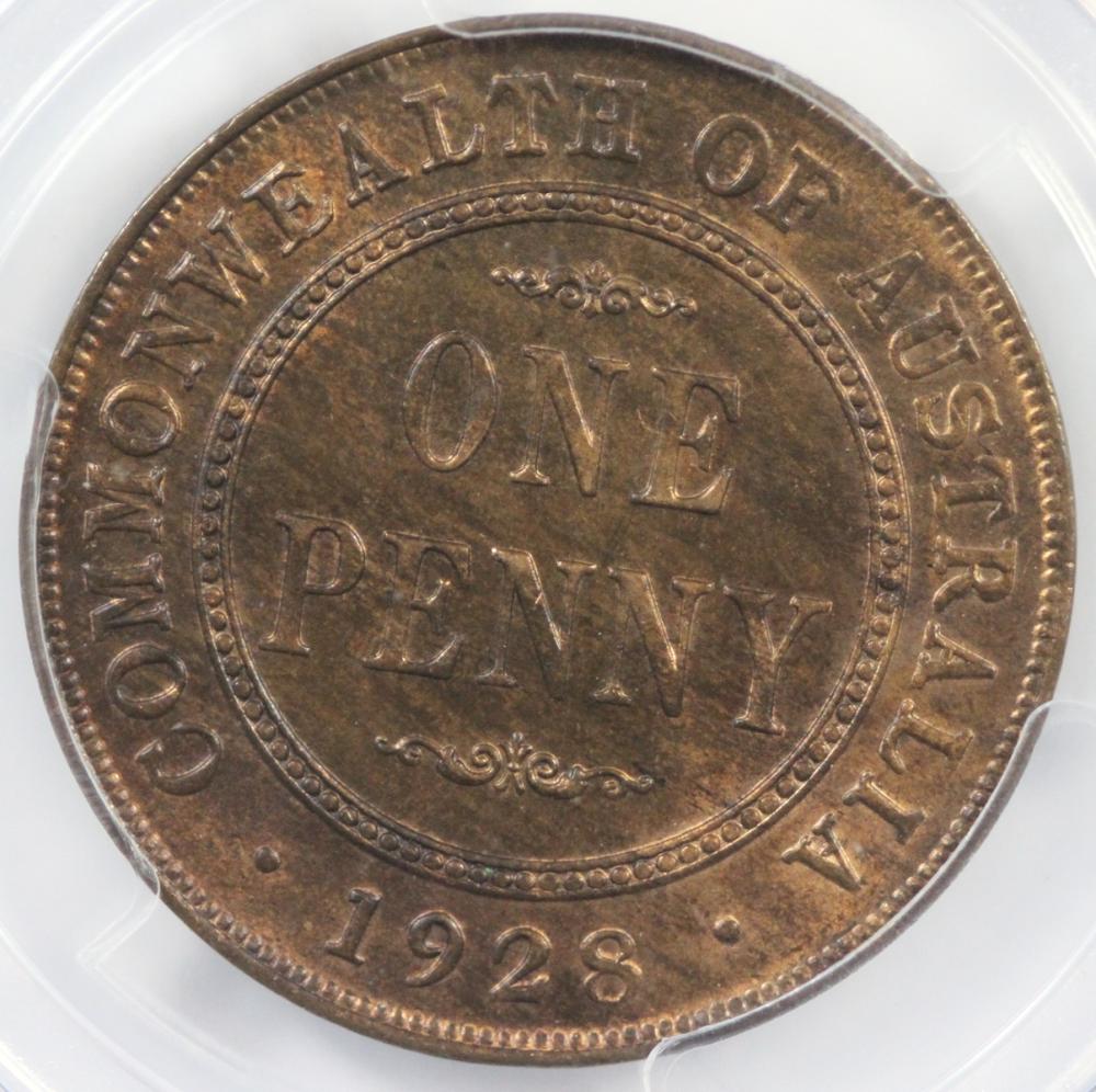 Australia. 1928 Penny, PCGS... image