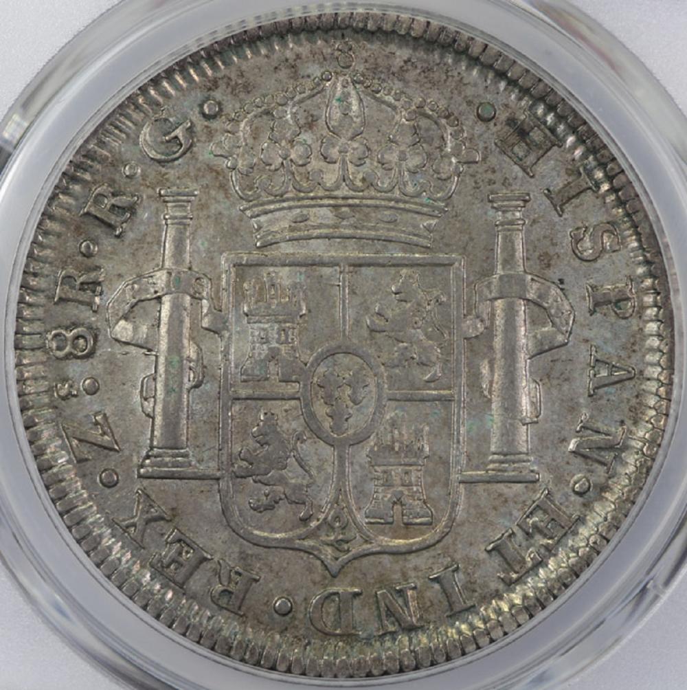 Mexico. 1821 Zs RG 8 Reale,... image