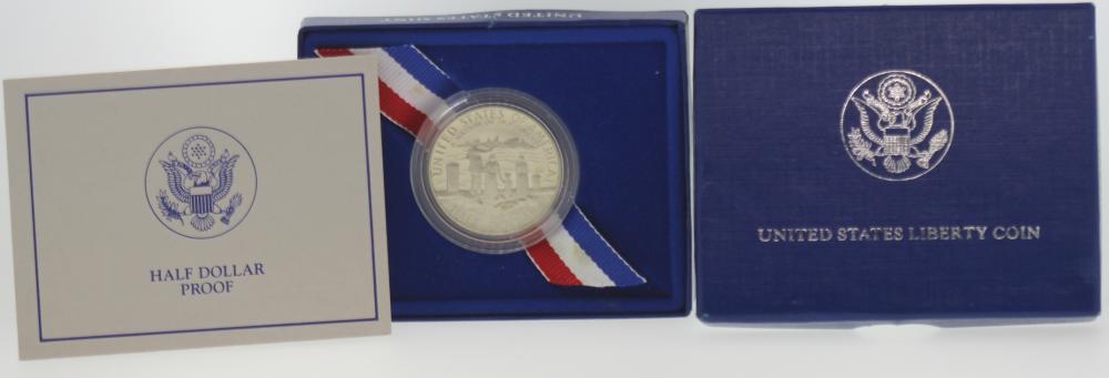 USA. 1986 Cu-Ni Proof Half ... image