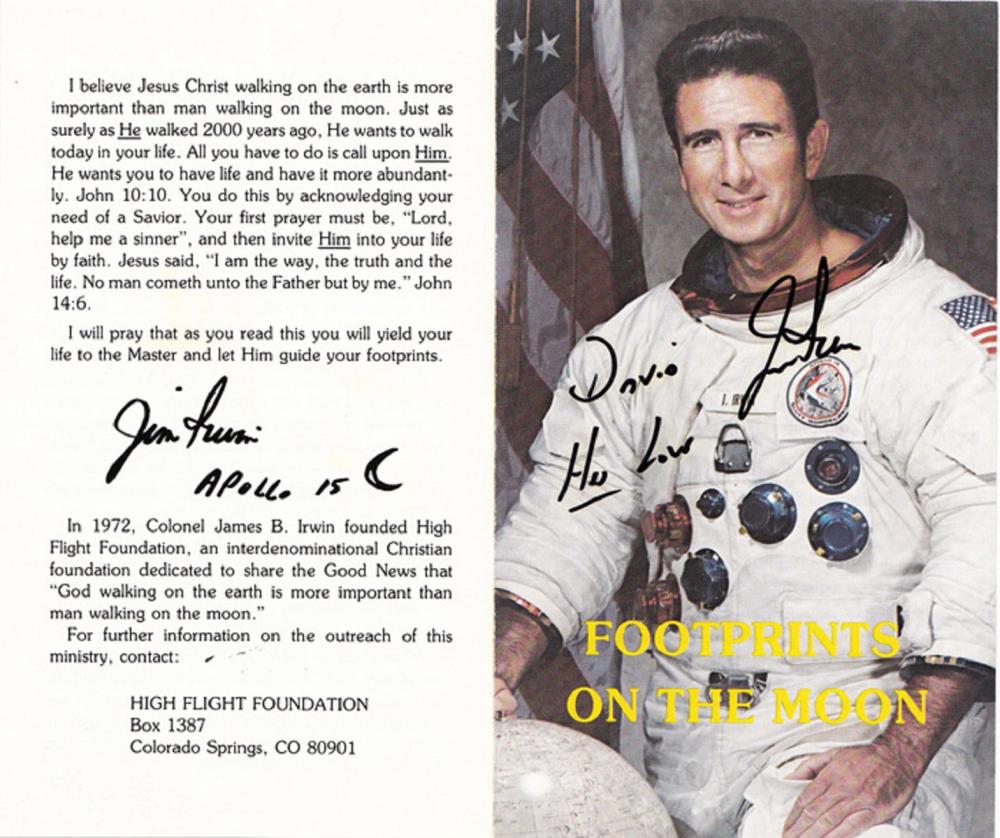 Astronaut James Irwin - sig... image