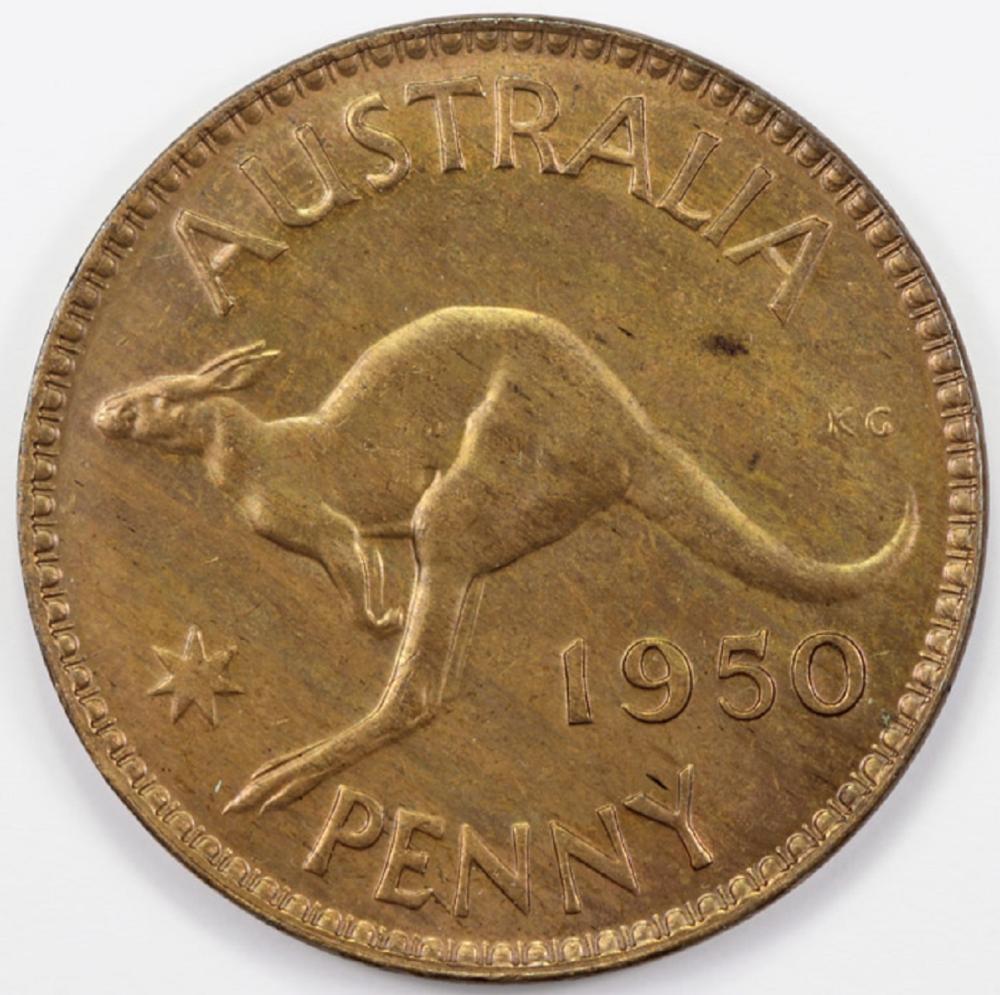 Australia. 1950 (M) Penny, ... image