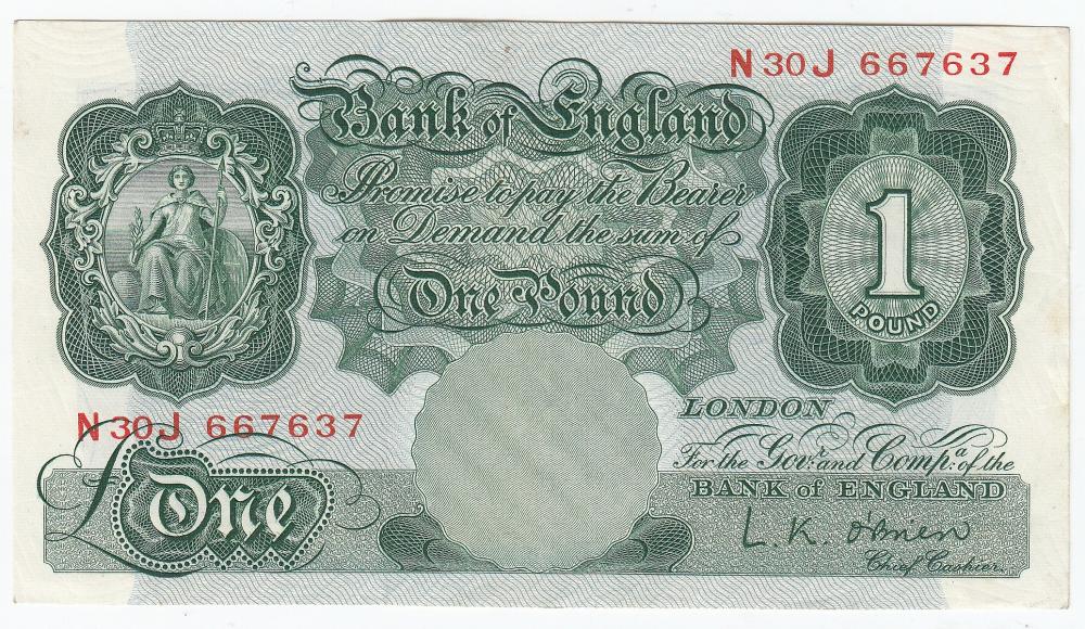 Great Britain 'O'Brien' £1 ... image