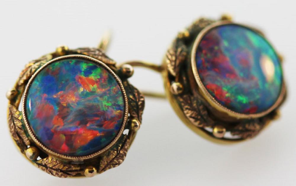 Stunning Black Opal Doublet... image