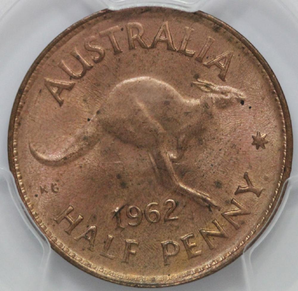 Australia. 1962 Halfpenny, ... image